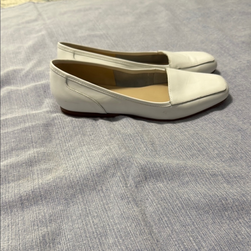 Bandolino Classic White Flats
